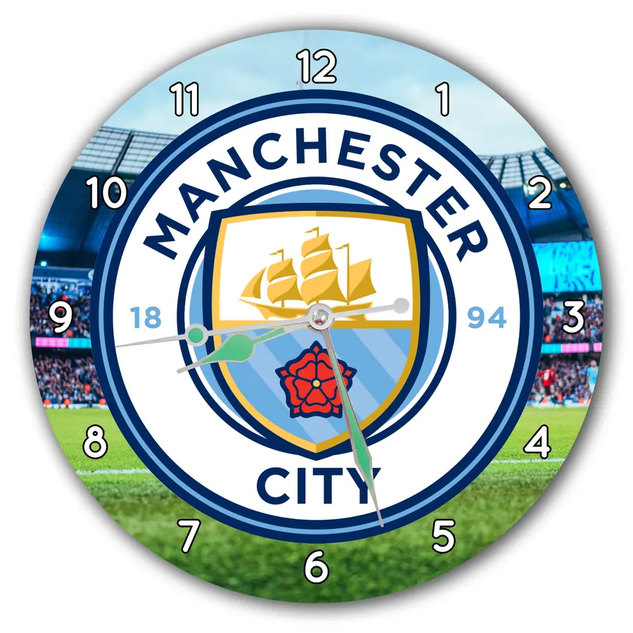 Reloj Manchester City con estadio · DEP-008