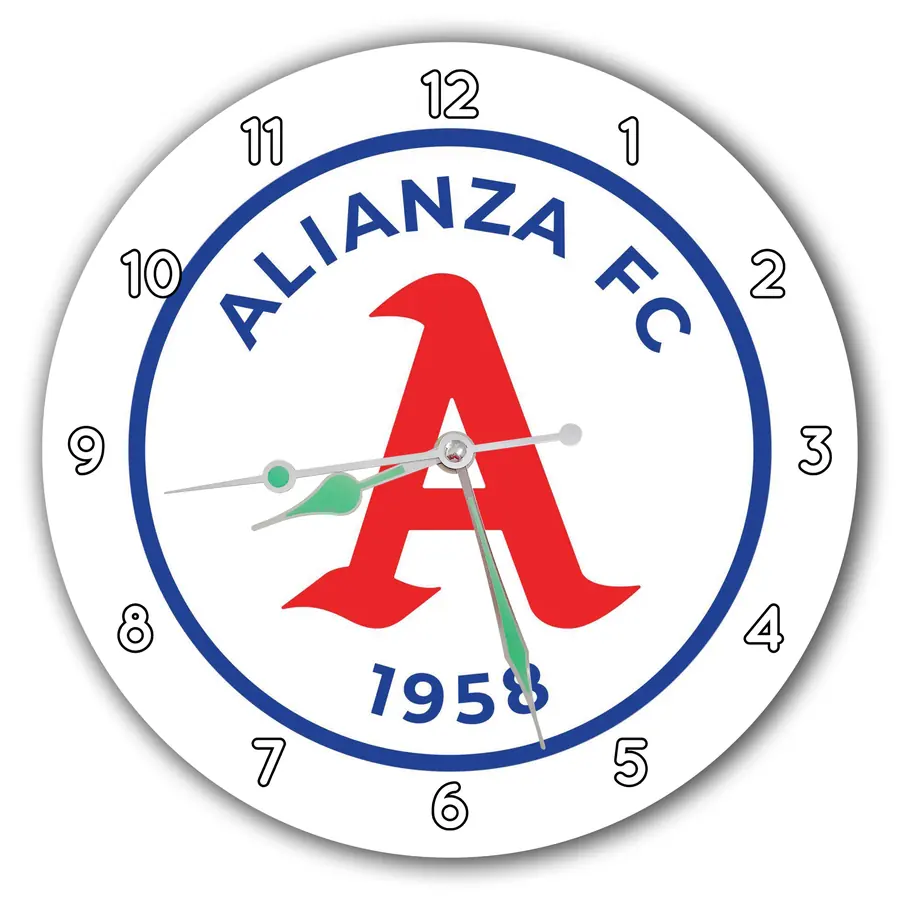 Reloj Alianza clásico sobre blanco · DEP-024