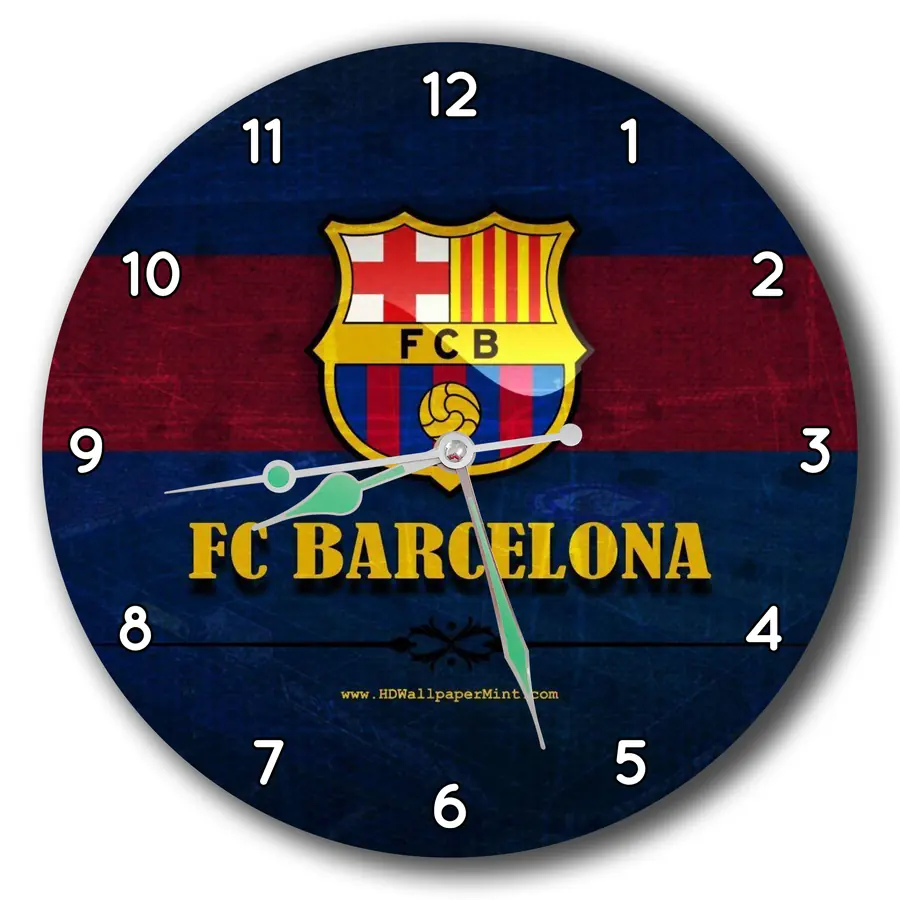 Reloj Barcelona con nombre dorado · DEP-025