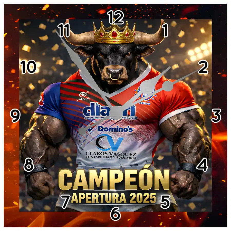 Reloj Firpo campeón Apertura 2025 · DEP-029