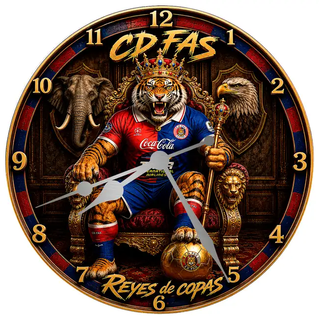 Reloj FAS con tigre en trono · DEP-033