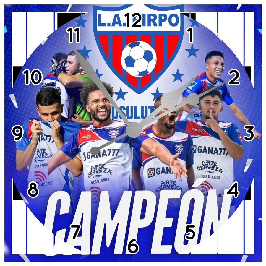 Reloj Firpo campeón en azul · DEP-037