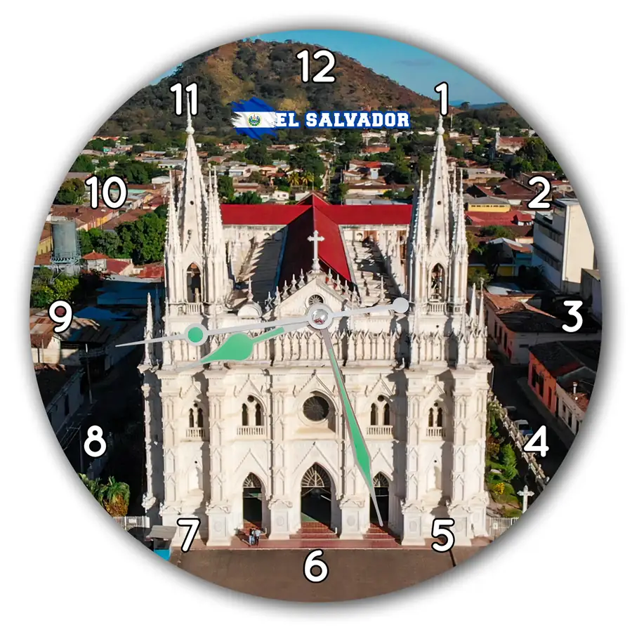 Reloj Catedral de Santa Ana de día · ESV-007