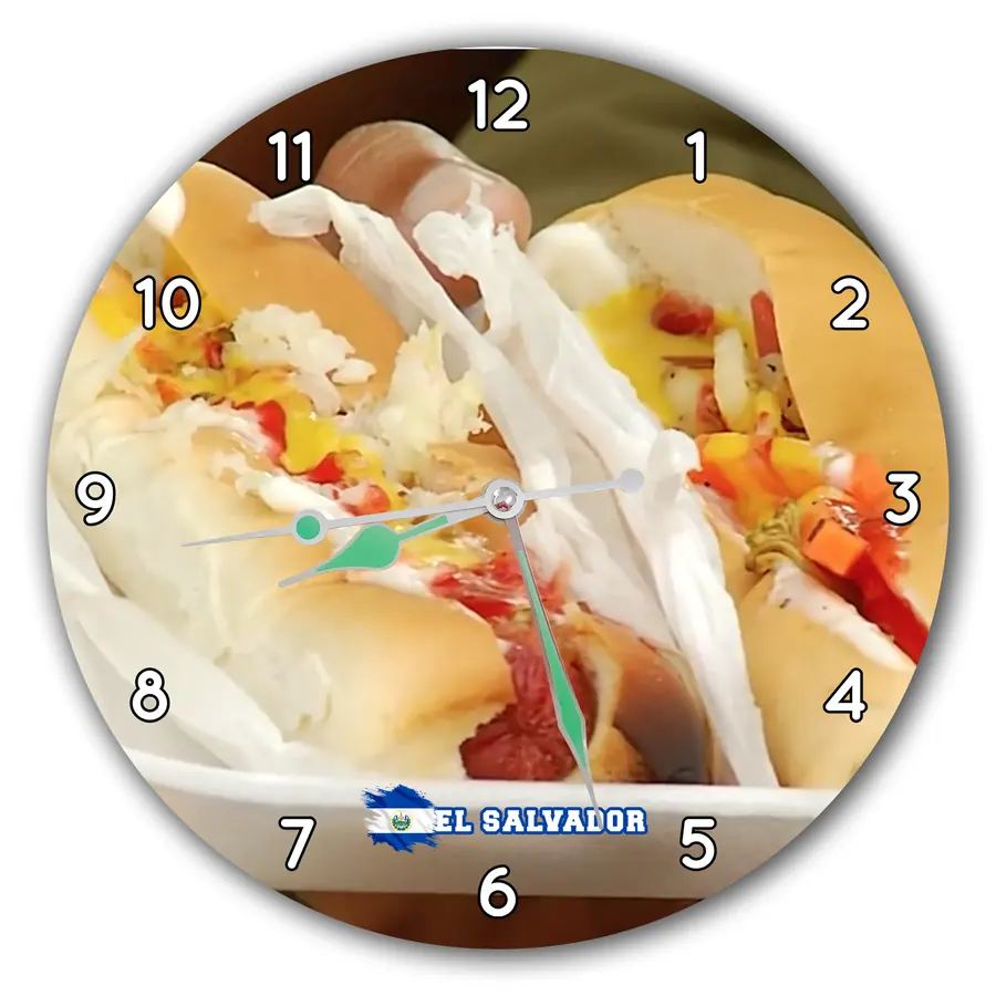 Reloj Panes con vegetales y relleno · ESV-015