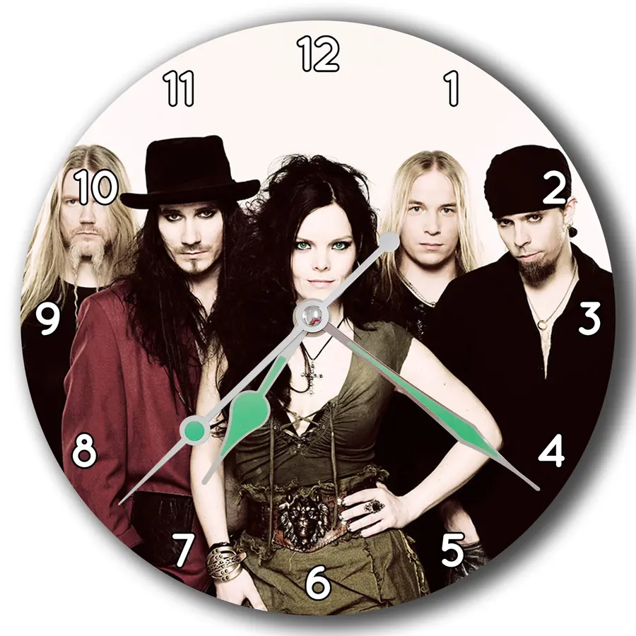 Reloj Nightwish con retrato grupal · MUS-034