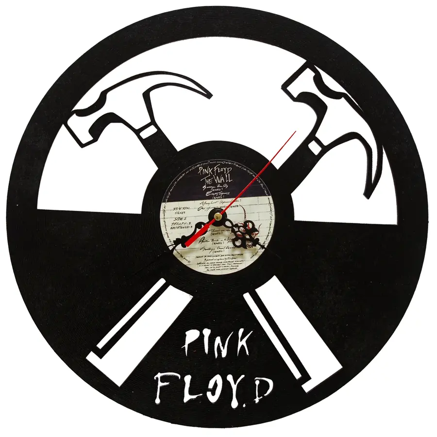 Reloj Pink Floyd con martillos calados · MUS-037