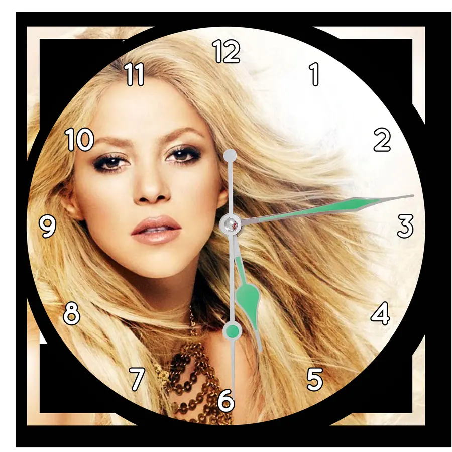 Reloj Shakira en retrato rubio · MUS-043