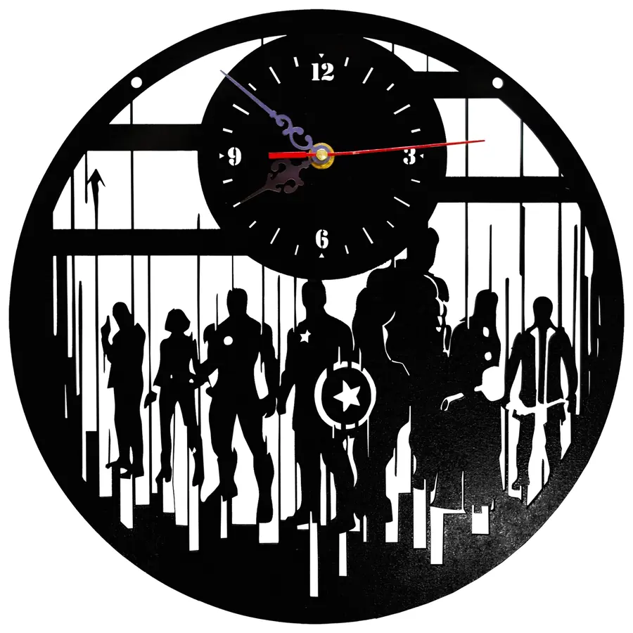 Reloj Avengers en silueta calada · PEL-002