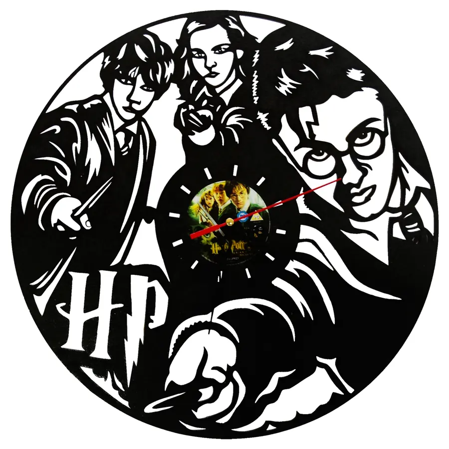 Reloj Harry Potter en siluetas de grupo · PEL-015
