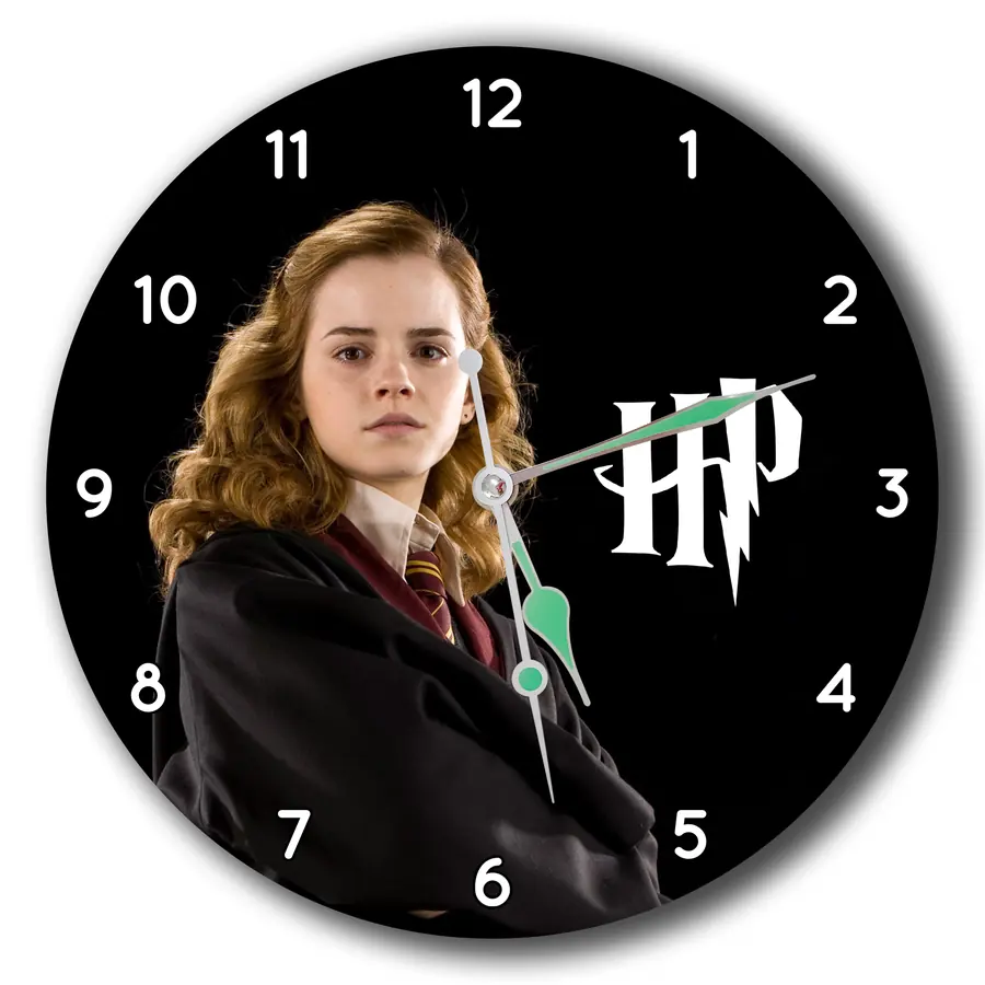 Reloj Hermione con fondo negro · PEL-017