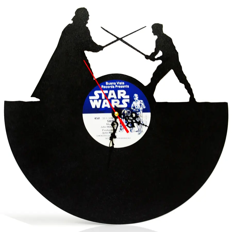 Reloj Star Wars con duelo de sables · PEL-025